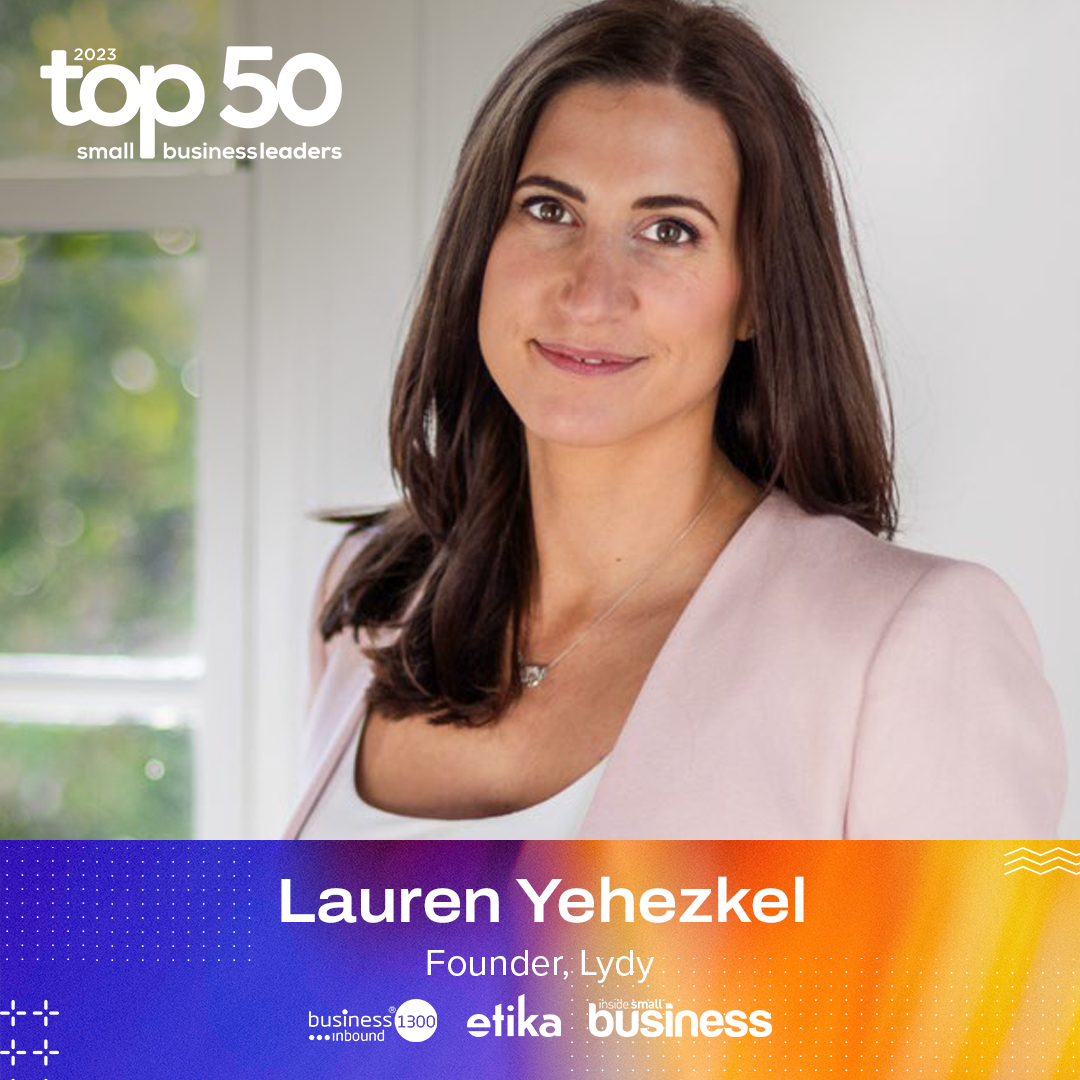 Lydy Founder Named in Top 50 Small Business Leaders