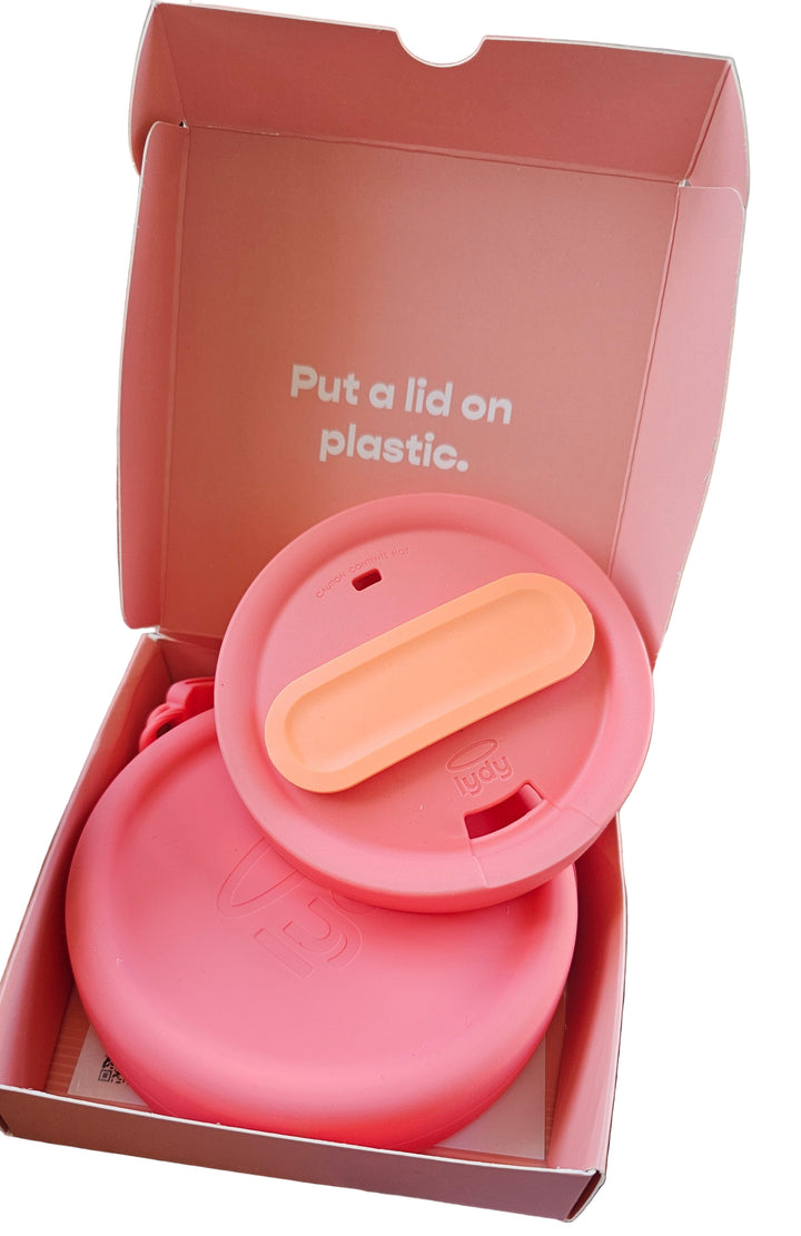 Reusable Lid - Rose Peach Spinner - Lydy