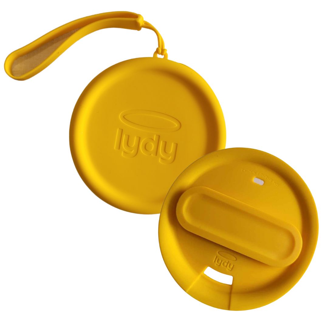 Yellow Reusable Lid Mustard Turmeric